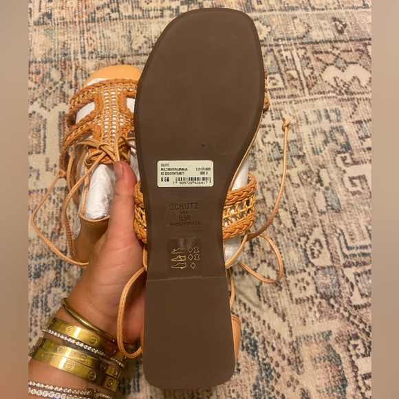 NIB Schutz lolite sandal in toasty - Picture 3 of 6
